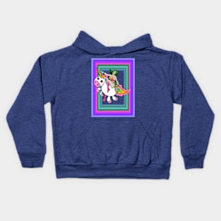 Frame In Uni Violet Kids Hoodie